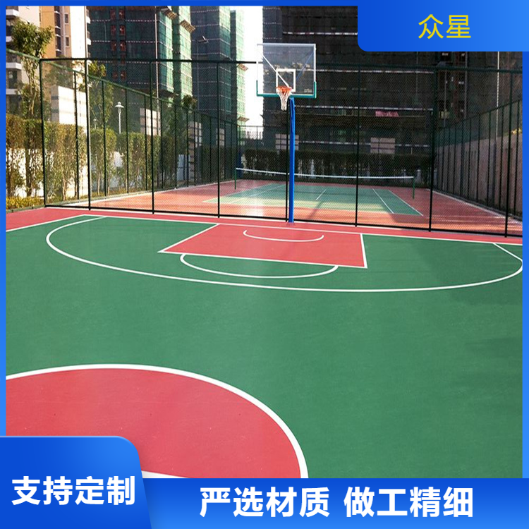 潮州市橡胶跑道篮球场硅PU - 推荐